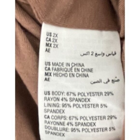 And Now This Baltic Amber Ribbed Maxi Dress Plus Size 2X NWT - Picture 6 of 7